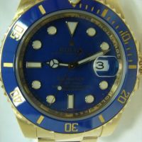 美透了 原裝 ROLEX 勞力士 116618 18K金 藍水鬼